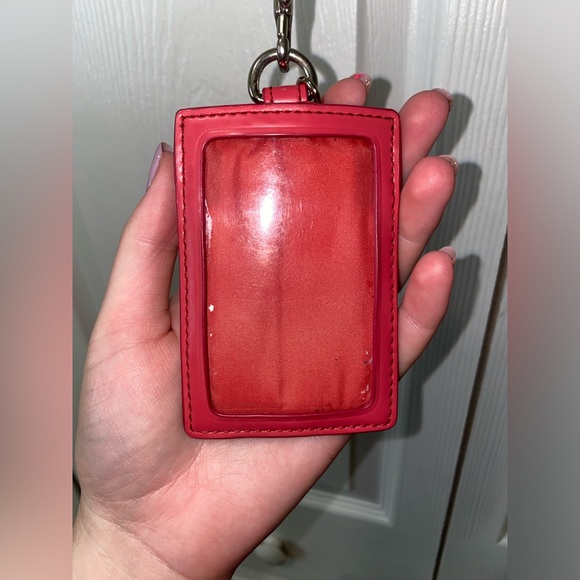 Coach Pink ID Lanyard - Picture 4 of 4